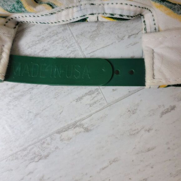 Vintage Oakland Athletics Zubaz Snapback Hat Cap Adult One Size MLB Green - Picture 8 of 8